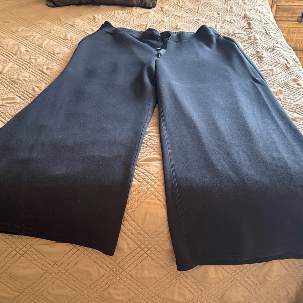 SPANX Black Wide Leg Pants